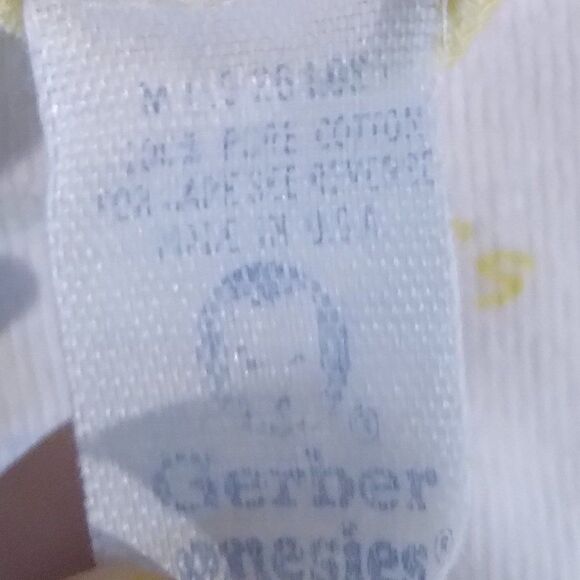 Vintage 90s Gerber Baby Onesies Lot (6) Dots Cars Bears Animals - Picture 7 of 8